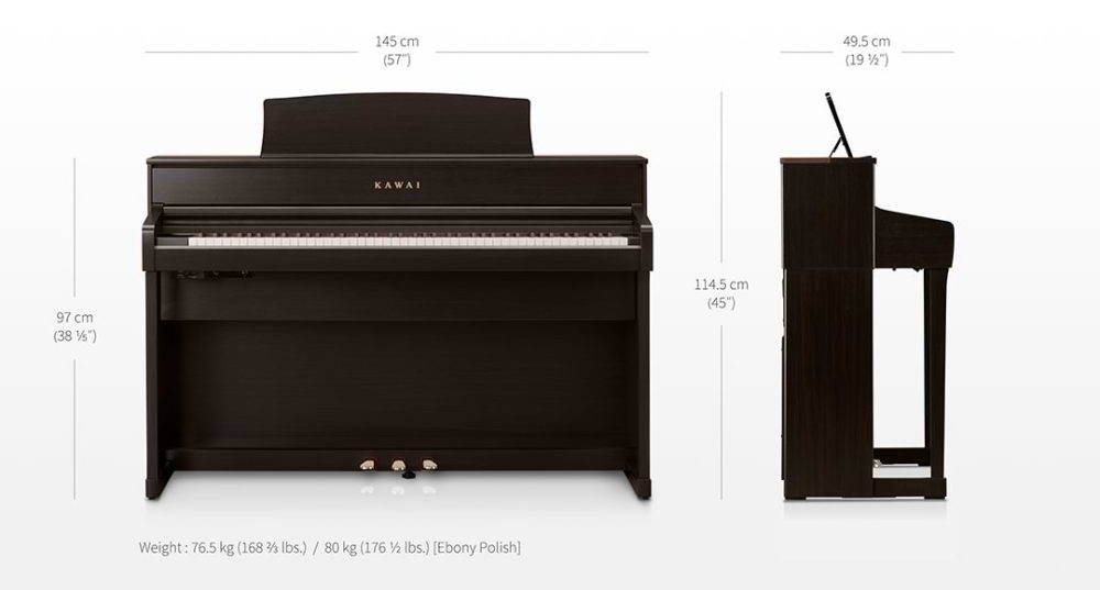 Цифрове піаніно KAWAI CA-701 Black