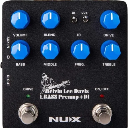 Педаль ефектів NUX MLD Bass Preamp + DI Pedal (NBP-5)