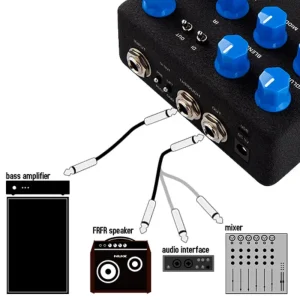 Педаль ефектів NUX MLD Bass Preamp + DI Pedal (NBP-5)