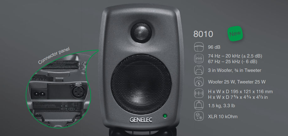Студійний монітор Genelec 8010A