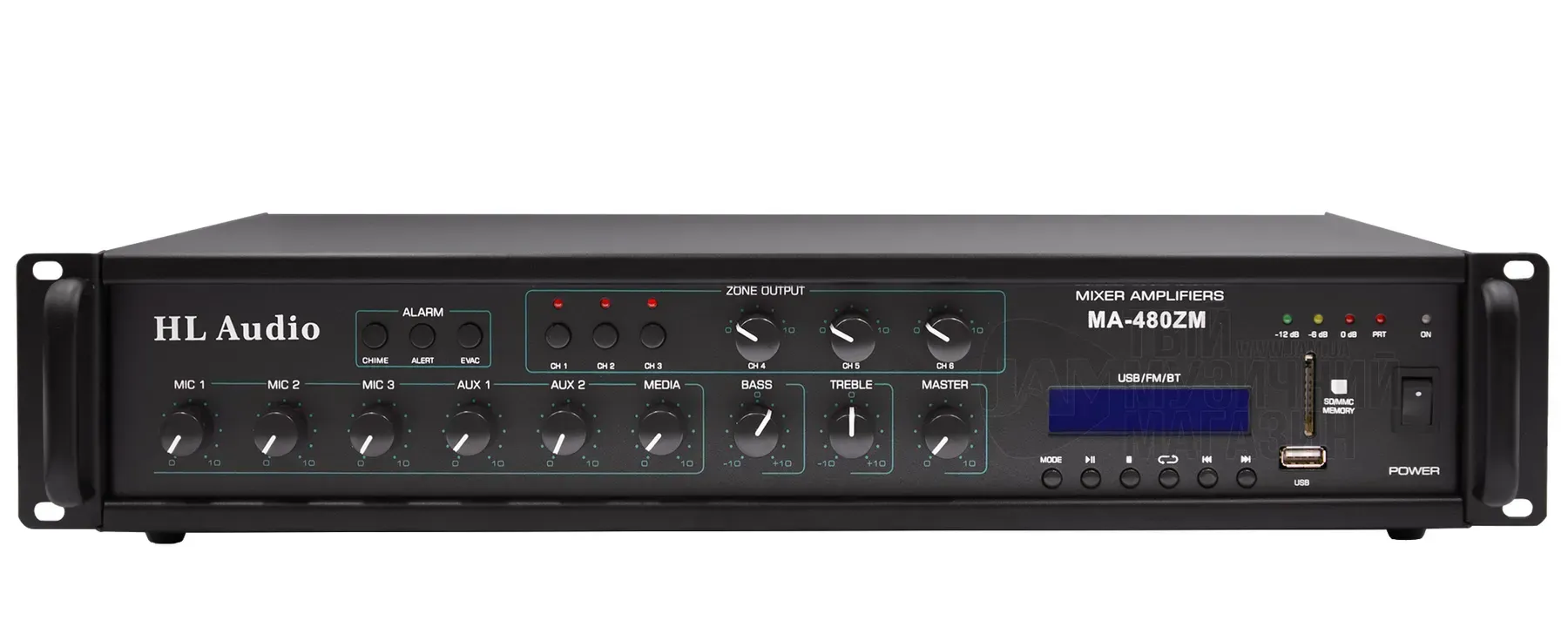 Підсилювач HL AUDIO MA480ZM Public Address Amplifier