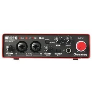 Аудіоінтерфейс Steinberg UR22C Red